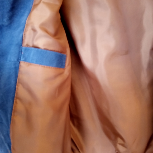 RAMS Leather-Suede Jacket NFL for Her Size Medium Vintage/Retro Varsity/Bomber - Picture 10 of 13